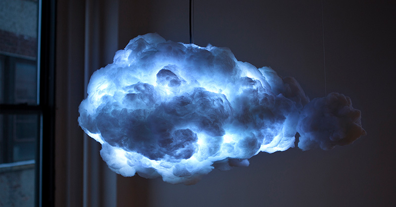 Cloud Lamp Creates A Thunderstorm Inside Your Bedroom, And It’s The ...