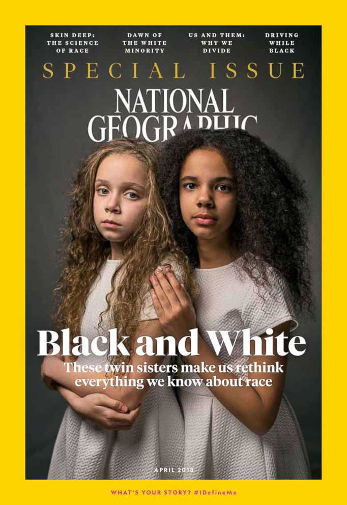 Marcia and Millie Briggs gracing the cover of the April 2018 issue of National Geographic