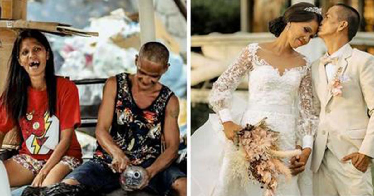 Homeless Couple Get A Makeover And A Surprise Charity Wedding After Be...