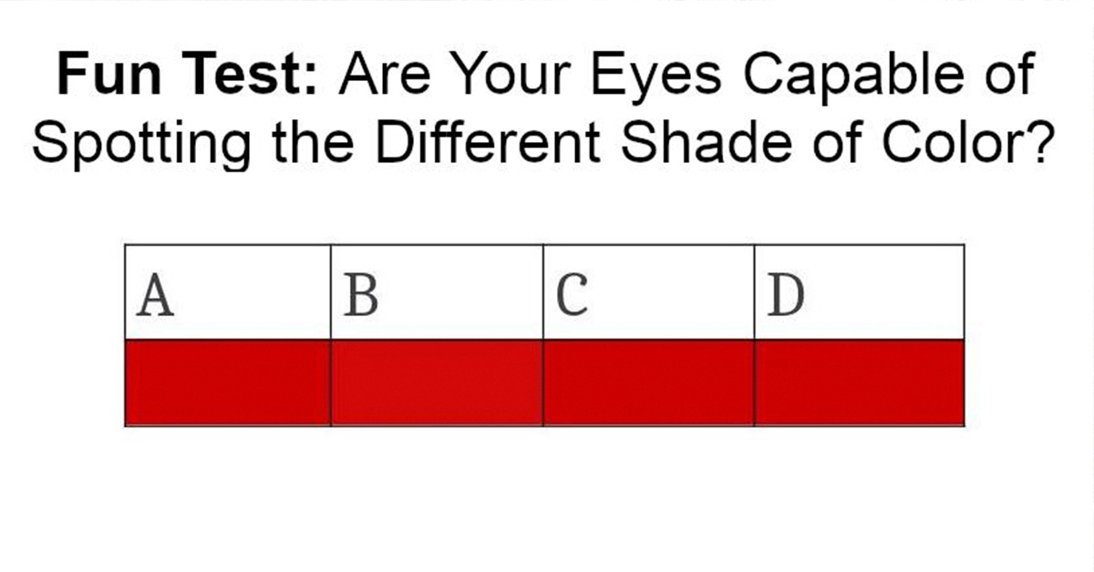 Are Your Eyes Capable of Spotting the Different Shade of Color?