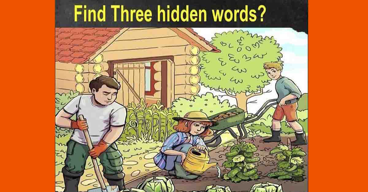 How Quick Can You Locate The Hidden Words In This Picture Puzzle?
