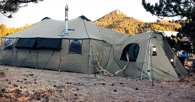 Take Camping To The Next Level With This Tent Mansion - It's Bigger Th...